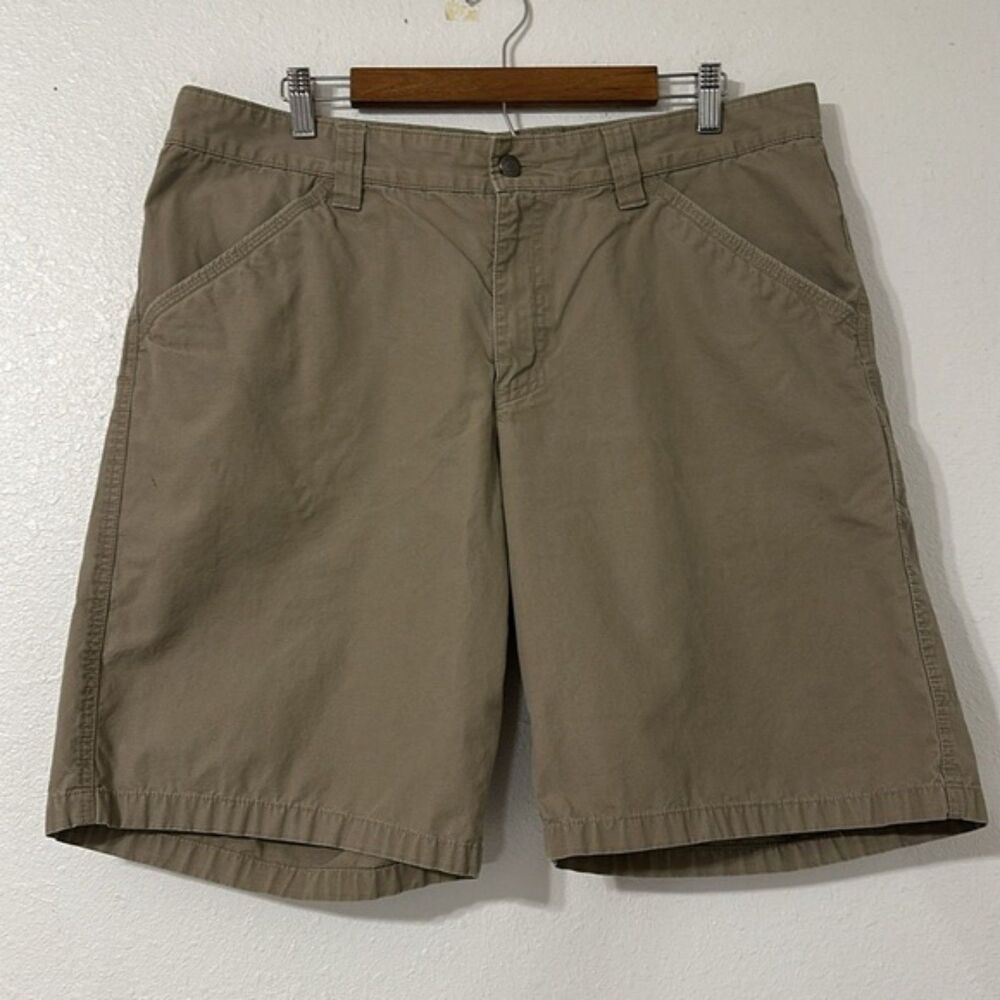 Columbia Utility Khaki Shorts Mens 38 Hiking Outdoor Fisherman Carpenter Cargo